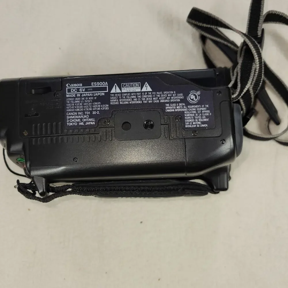 Canon Camcorder ES900 HI-FI Stereo 8mm Video 8 Read Description For Parts Videos
